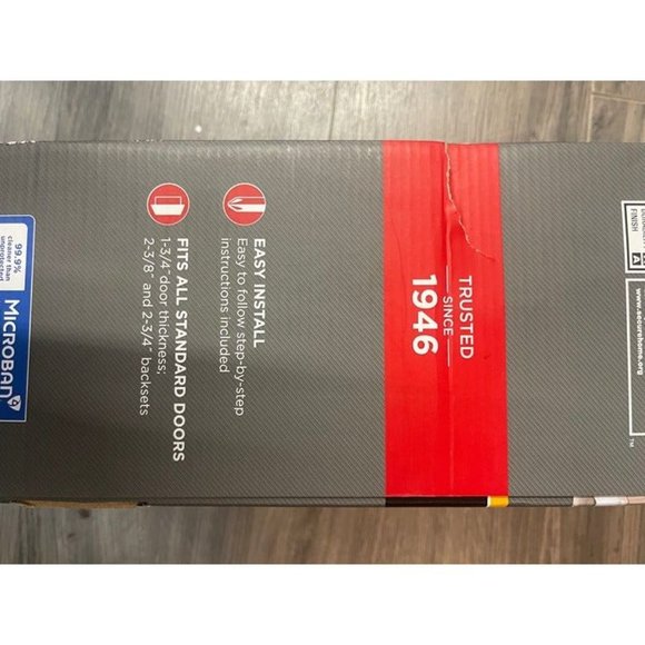 Kwikset 98180-021 Prescott Single Cylinder Front Door Handleset w/Deadbolt - Picture 3 of 3